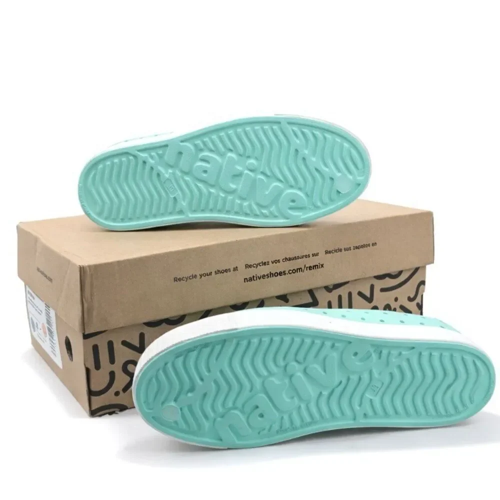 Native Jefferson Kids Slip-On Water Shoes Hydrangea Blue Size J3 Lightweight EVA